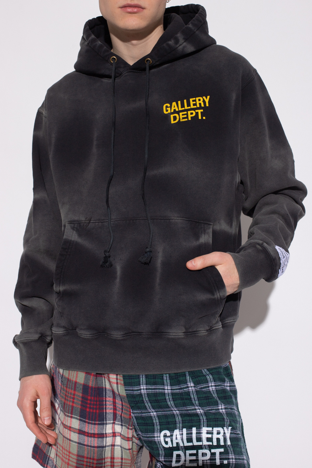 Black Logo hoodie GALLERY DEPT. - Kurtka DRKSHDW Snapfront